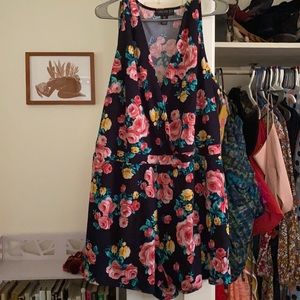 Forever 21 floral romper